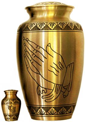 Brass Urn Velvet Box 
